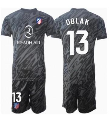 Atletico Madrid Jan Oblak #13 Brankář Domácí dres komplet pro Děti 2024-25 Krátkým Rukávem (+ Krátké kalhoty)