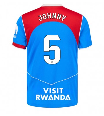 Atletico Madrid Johnny Cardoso #5 Alternativní Dres 2025-26 Krátkým Rukávem Atletico Madrid Johnny Cardoso #5 Alternativní Dres 2025-26 Krátkým Rukávem