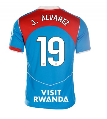 Atletico Madrid Julian Alvarez #19 Alternativní Dres pro Dámy 2025-26 Krátkým Rukávem Atletico Madrid Julian Alvarez #19 Alternativní Dres pro Dámy 2025-26 Krátkým Rukávem