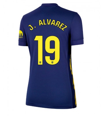 Atletico Madrid Julian Alvarez #19 Venkovní Dres pro Dámy 2025-26 Krátkým Rukávem Atletico Madrid Julian Alvarez #19 Venkovní Dres pro Dámy 2025-26 Krátkým Rukávem