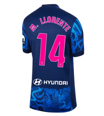 Atletico Madrid Marcos Llorente #14 Alternativní Dres pro Dámy 2024-25 Krátkým Rukávem