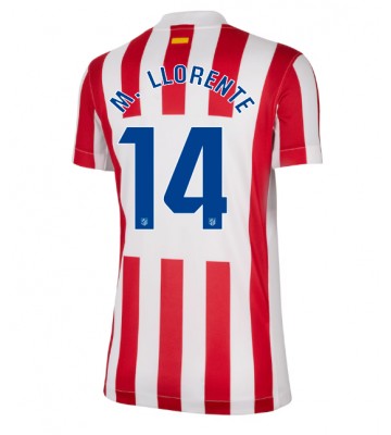 Atletico Madrid Marcos Llorente #14 Domácí Dres pro Dámy 2025-26 Krátkým Rukávem
