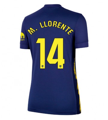 Atletico Madrid Marcos Llorente #14 Venkovní Dres pro Dámy 2025-26 Krátkým Rukávem