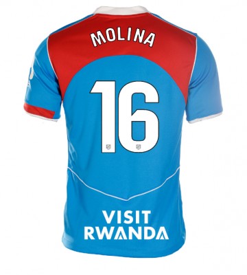 Atletico Madrid Nahuel Molina #16 Alternativní Dres pro Dámy 2025-26 Krátkým Rukávem Atletico Madrid Nahuel Molina #16 Alternativní Dres pro Dámy 2025-26 Krátkým Rukávem