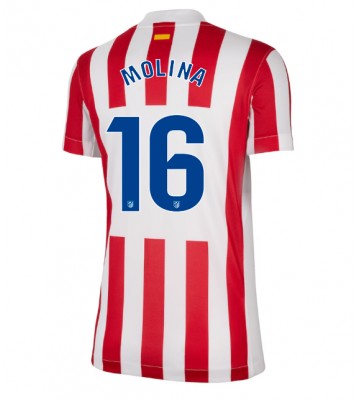 Atletico Madrid Nahuel Molina #16 Domácí Dres pro Dámy 2025-26 Krátkým Rukávem Atletico Madrid Nahuel Molina #16 Domácí Dres pro Dámy 2025-26 Krátkým Rukávem