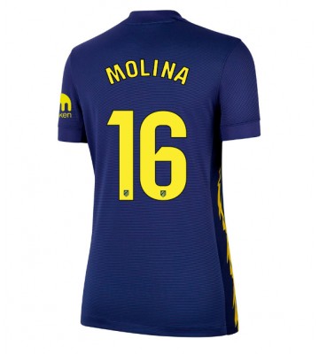 Atletico Madrid Nahuel Molina #16 Venkovní Dres pro Dámy 2025-26 Krátkým Rukávem Atletico Madrid Nahuel Molina #16 Venkovní Dres pro Dámy 2025-26 Krátkým Rukávem