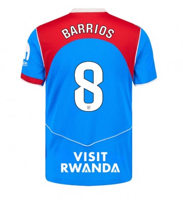 Atletico Madrid Pablo Barrios #8 Alternativní Dres 2025-26 Krátkým Rukávem Atletico Madrid Pablo Barrios #8 Alternativní Dres 2025-26 Krátkým Rukávem
