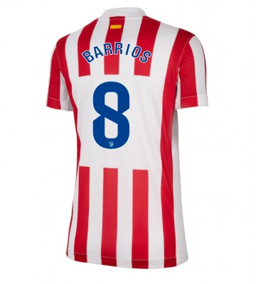 Atletico Madrid Pablo Barrios #8 Domácí Dres pro Dámy 2025-26 Krátkým Rukávem