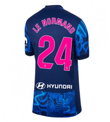 Atletico Madrid Robin Le Normand #24 Alternativní Dres pro Dámy 2024-25 Krátkým Rukávem