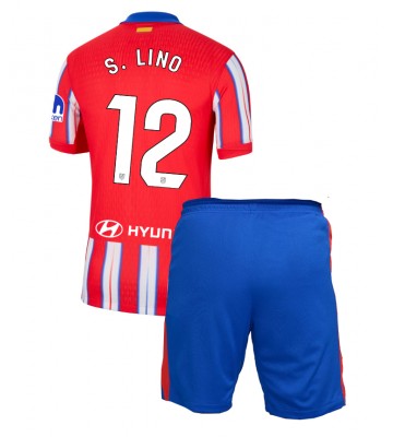 Atletico Madrid Samuel Lino #12 Domácí dres komplet pro Děti 2024-25 Krátkým Rukávem (+ Krátké kalhoty)