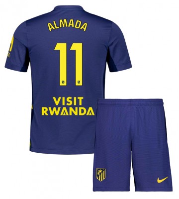 Atletico Madrid Thiago Almada #11 Venkovní dres komplet pro Děti 2025-26 Krátkým Rukávem (+ Krátké kalhoty)