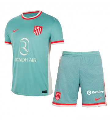 Atletico Madrid Venkovní dres komplet pro Děti 2024-25 Krátkým Rukávem (+ Krátké kalhoty)