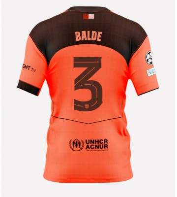 Barcelona Alejandro Balde #3 Alternativní Dres 2025-26 Krátkým Rukávem