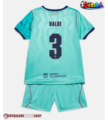 Barcelona Alejandro Balde #3 Alternativní dres komplet pro Děti 2026-27 Krátkým Rukávem (+ Krátké kalhoty)