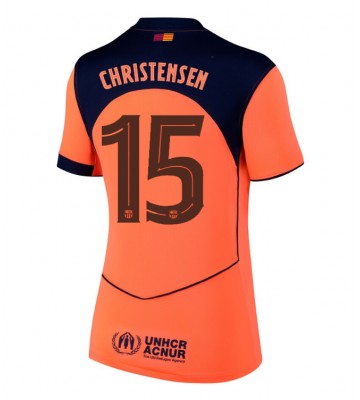 Barcelona Andreas Christensen #15 Alternativní Dres pro Dámy 2025-26 Krátkým Rukávem Barcelona Andreas Christensen #15 Alternativní Dres pro Dámy 2025-26 Krátkým Rukávem