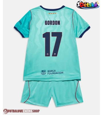 Barcelona Anthony Gordon #17 Alternativní dres komplet pro Děti 2026-27 Krátkým Rukávem (+ Krátké kalhoty)