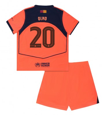 Barcelona Dani Olmo #20 Alternativní dres komplet pro Děti 2025-26 Krátkým Rukávem (+ Krátké kalhoty)