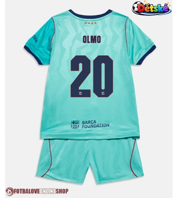 Barcelona Dani Olmo #20 Alternativní dres komplet pro Děti 2026-27 Krátkým Rukávem (+ Krátké kalhoty)