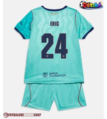 Barcelona Eric Garcia #24 Alternativní dres komplet pro Děti 2026-27 Krátkým Rukávem (+ Krátké kalhoty)