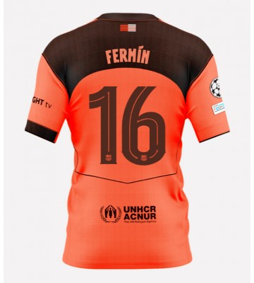 Barcelona Fermin Lopez #16 Alternativní Dres 2025-26 Krátkým Rukávem