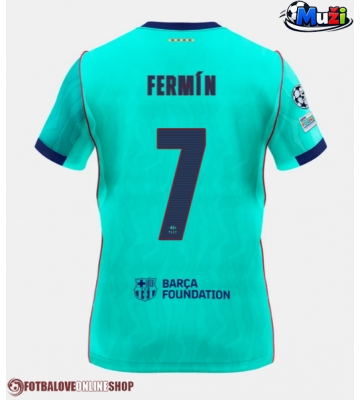 Barcelona Fermin Lopez #7 Alternativní Dres 2026-27 Krátkým Rukávem