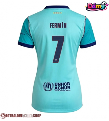Barcelona Fermin Lopez #7 Alternativní Dres pro Dámy 2026-27 Krátkým Rukávem