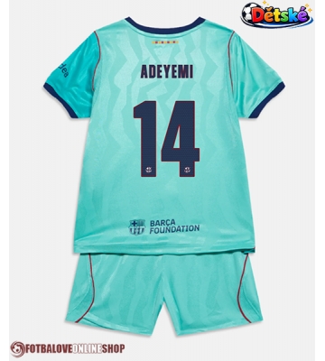 Barcelona Karim Adeyemi #14 Alternativní dres komplet pro Děti 2026-27 Krátkým Rukávem (+ Krátké kalhoty)