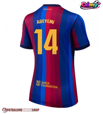 Barcelona Karim Adeyemi #14 Domácí Dres pro Dámy 2026-27 Krátkým Rukávem