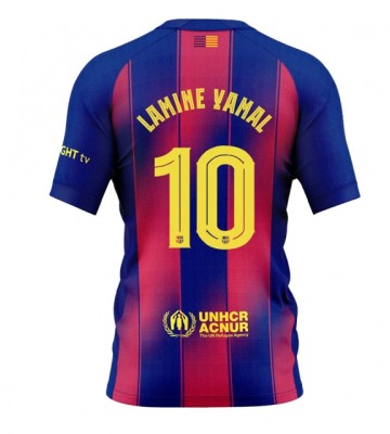 Barcelona Lamine Yamal #10 Domácí Dres 2025-26 Krátkým Rukávem