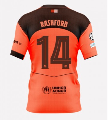 Barcelona Marcus Rashford #14 Alternativní Dres 2025-26 Krátkým Rukávem