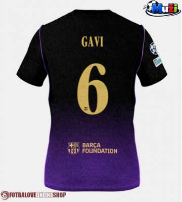 Barcelona Paez Gavi #6 Venkovní Dres 2026-27 Krátkým Rukávem