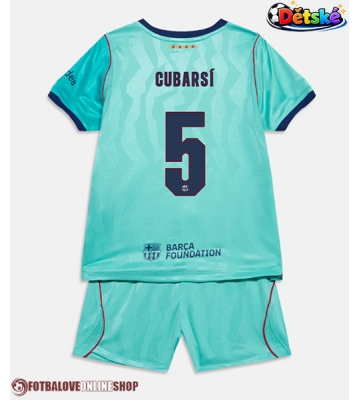 Barcelona Pau Cubarsi #5 Alternativní dres komplet pro Děti 2026-27 Krátkým Rukávem (+ Krátké kalhoty)