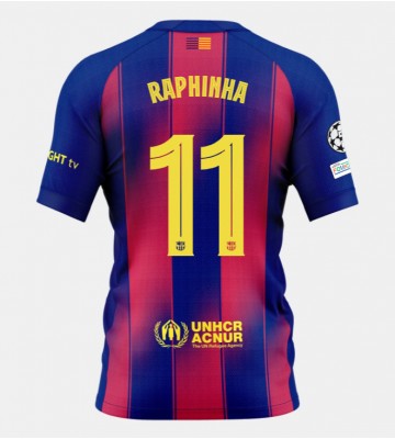 Barcelona Raphinha Belloli #11 Domácí Dres 2025-26 Krátkým Rukávem