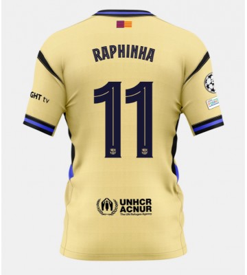 Barcelona Raphinha Belloli #11 Venkovní Dres 2025-26 Krátkým Rukávem