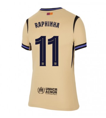 Barcelona Raphinha Belloli #11 Venkovní Dres pro Dámy 2025-26 Krátkým Rukávem