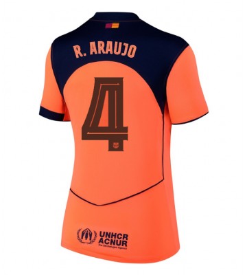 Barcelona Ronald Araujo #4 Alternativní Dres pro Dámy 2025-26 Krátkým Rukávem Barcelona Ronald Araujo #4 Alternativní Dres pro Dámy 2025-26 Krátkým Rukávem