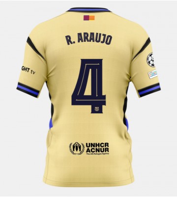 Barcelona Ronald Araujo #4 Venkovní Dres 2025-26 Krátkým Rukávem