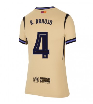 Barcelona Ronald Araujo #4 Venkovní Dres pro Dámy 2025-26 Krátkým Rukávem Barcelona Ronald Araujo #4 Venkovní Dres pro Dámy 2025-26 Krátkým Rukávem