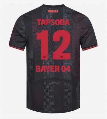 Bayer Leverkusen Edmond Tapsoba #12 Domácí Dres 2025-26 Krátkým Rukávem Bayer Leverkusen Edmond Tapsoba #12 Domácí Dres 2025-26 Krátkým Rukávem