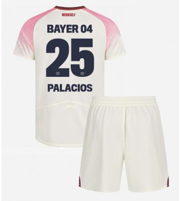 Bayer Leverkusen Exequiel Palacios #25 Venkovní dres komplet pro Děti 2025-26 Krátkým Rukávem (+ Krátké kalhoty) Bayer Leverkusen Exequiel Palacios #25 Venkovní dres komplet pro Děti 2025-26 Krátkým Rukávem (+ Krátké kalhoty)