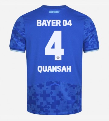 Bayer Leverkusen Jarell Quansah #4 Alternativní Dres 2025-26 Krátkým Rukávem Bayer Leverkusen Jarell Quansah #4 Alternativní Dres 2025-26 Krátkým Rukávem