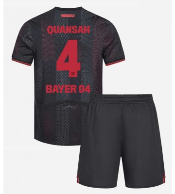 Bayer Leverkusen Jarell Quansah #4 Domácí dres komplet pro Děti 2025-26 Krátkým Rukávem (+ Krátké kalhoty) Bayer Leverkusen Jarell Quansah #4 Domácí dres komplet pro Děti 2025-26 Krátkým Rukávem (+ Krátké kalhoty)