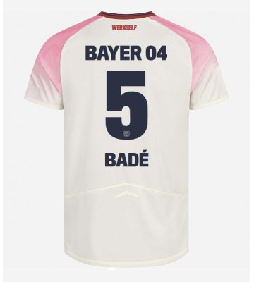 Bayer Leverkusen Loic Bade #5 Venkovní Dres 2025-26 Krátkým Rukávem Bayer Leverkusen Loic Bade #5 Venkovní Dres 2025-26 Krátkým Rukávem
