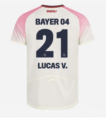 Bayer Leverkusen Lucas Vazquez #21 Venkovní Dres 2025-26 Krátkým Rukávem Bayer Leverkusen Lucas Vazquez #21 Venkovní Dres 2025-26 Krátkým Rukávem