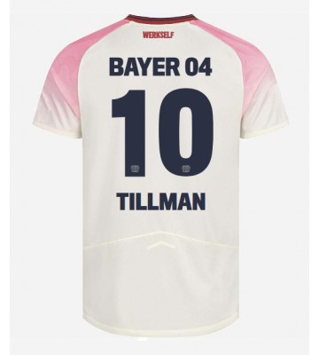 Bayer Leverkusen Malik Tillman #10 Venkovní Dres 2025-26 Krátkým Rukávem Bayer Leverkusen Malik Tillman #10 Venkovní Dres 2025-26 Krátkým Rukávem