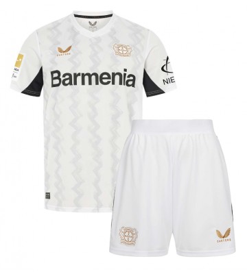 Bayer Leverkusen Venkovní dres komplet pro Děti 2024-25 Krátkým Rukávem (+ Krátké kalhoty)