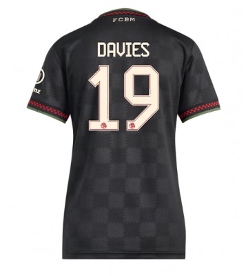 Bayern Munich Alphonso Davies #19 Alternativní Dres pro Dámy 2025-26 Krátkým Rukávem Bayern Munich Alphonso Davies #19 Alternativní Dres pro Dámy 2025-26 Krátkým Rukávem
