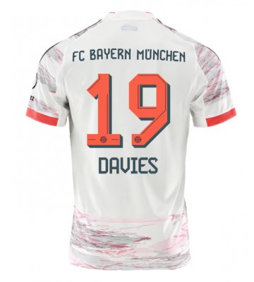 Bayern Munich Alphonso Davies #19 Venkovní Dres 2025-26 Krátkým Rukávem Bayern Munich Alphonso Davies #19 Venkovní Dres 2025-26 Krátkým Rukávem
