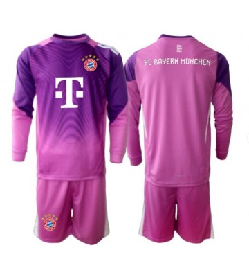 Bayern Munich Brankář Alternativní dres komplet pro Děti 2025-26 Dlouhým Rukávem (+ Krátké kalhoty)