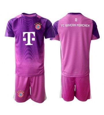 Bayern Munich Brankář Alternativní dres komplet pro Děti 2025-26 Krátkým Rukávem (+ Krátké kalhoty)